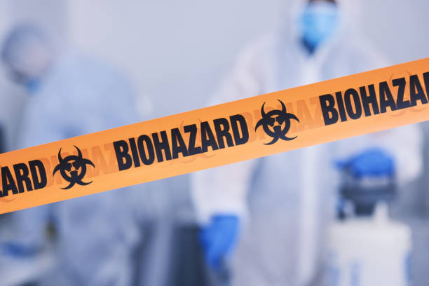 Professional Biohazard technician working in Sparta, IL